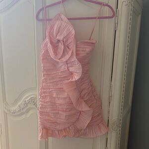 Pink Ruffled Dress